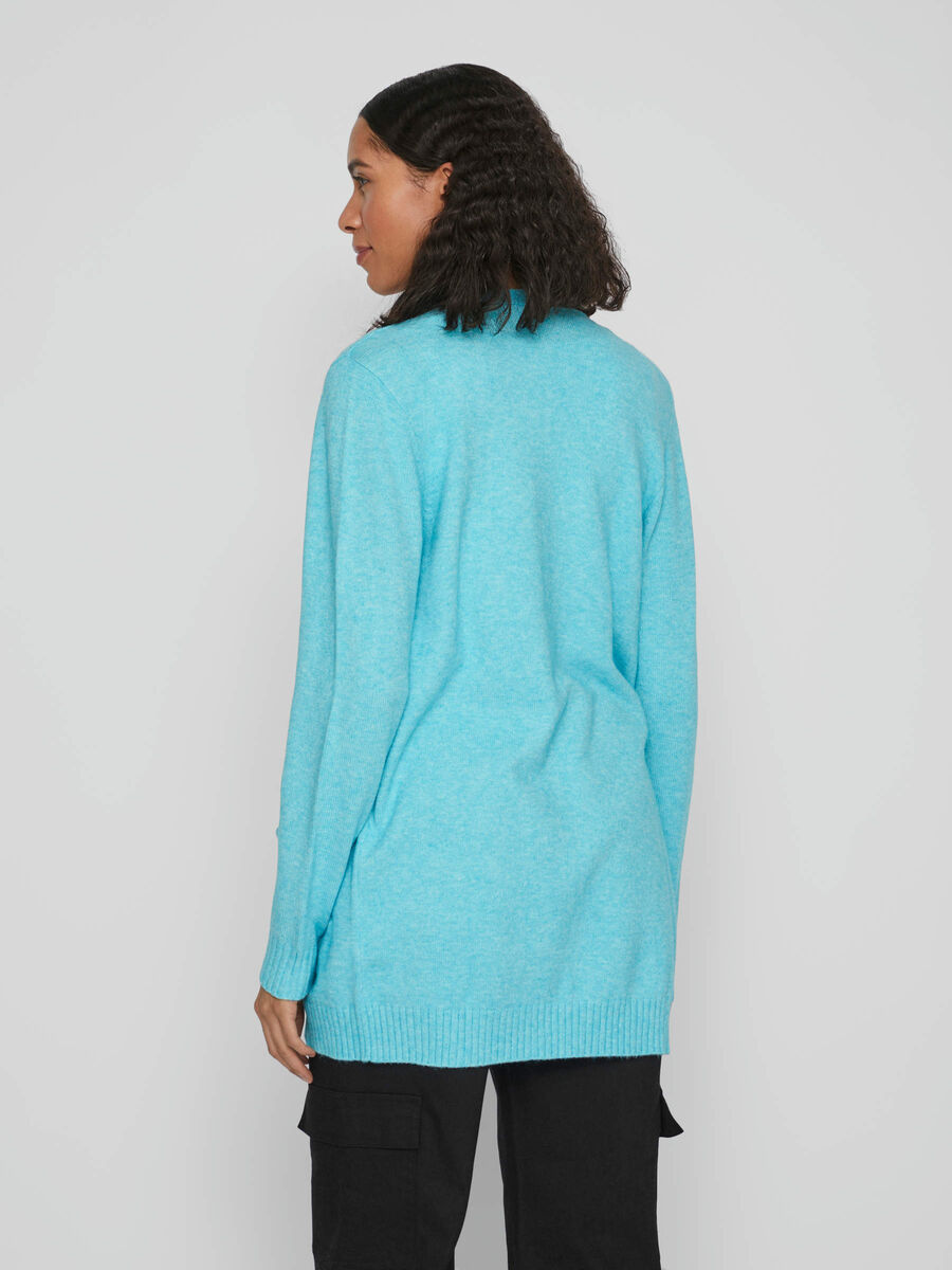 ASHLEY Open Knit Cardigan for Women - Lightweight Capri Melange Sweater | Perfect for Spring & Fall Layering, Office Wear & Casual Outfits