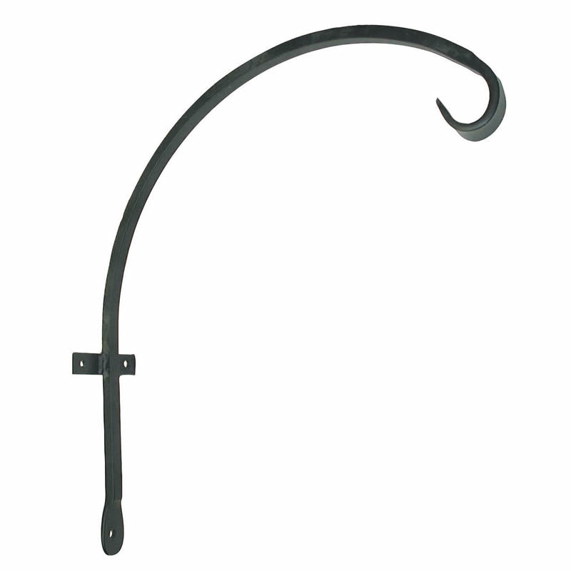 16-Inch Heavy Duty Forged Steel Downturn Curved Hookery Hanger - Perfect for Hanging Plants, Tools, and Outdoor Decor