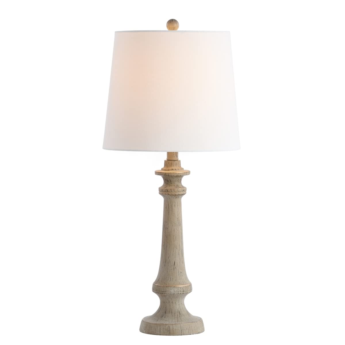 SAFAVIEH Rhett Rustic Farmhouse Table Lamp - 28 Inch Antique Brown LED Desk Lamp for Bedroom, Living Room & Home Office (Bulb Included) | Perfect for Nightstands, Reading Nooks & Cozy Ambiance