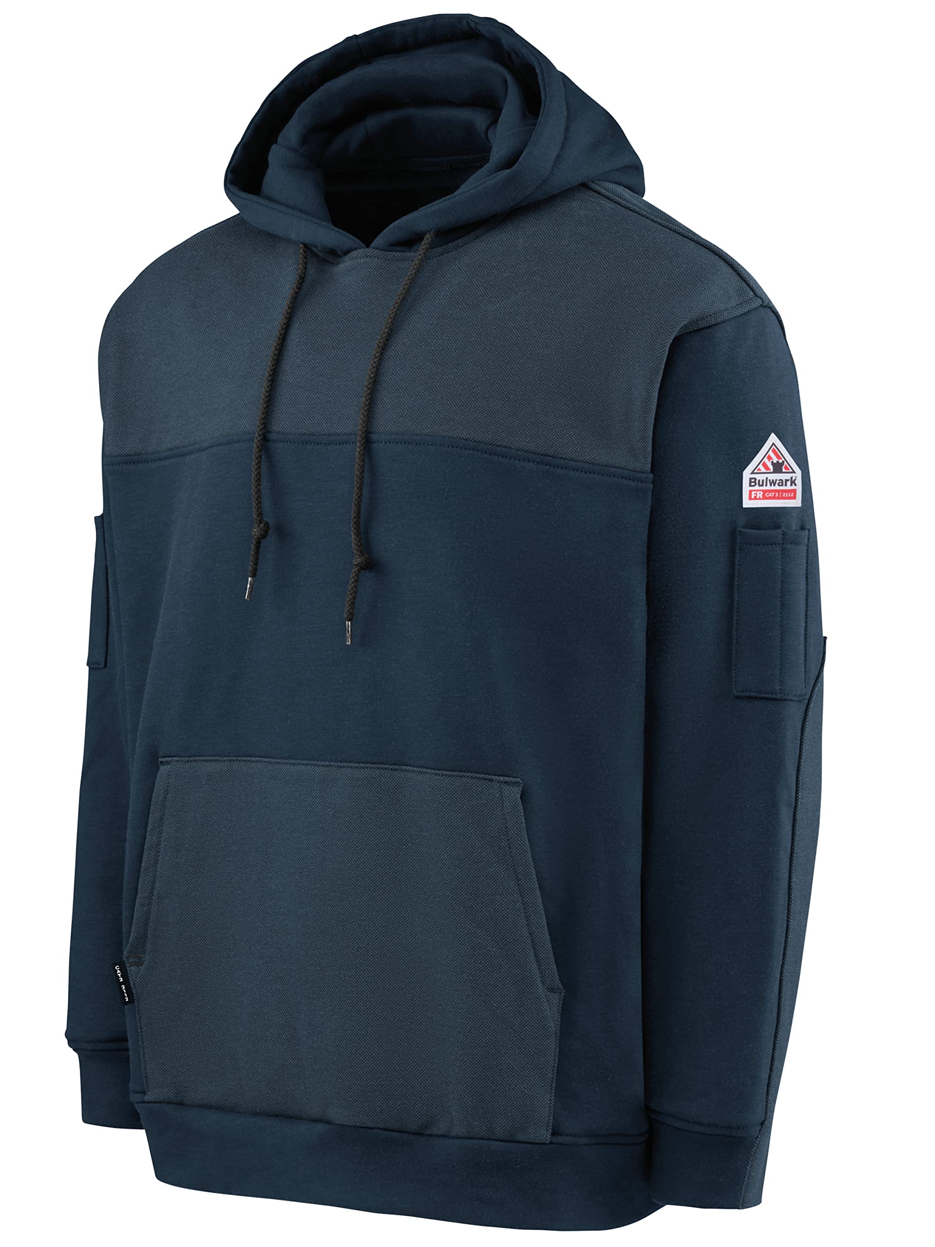 Bulwark FR Men's Flame Resistant Fleece Hoodie - Comfortable & Durable Workwear for Electricians, Welders & Industrial Workers