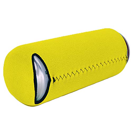Chug Life Slim Can Coolie (Yellow 2 Pack) - Insulated Beer Can Holder for 12oz Cans - Perfect for Beach, Pool, BBQ & Outdoor Parties