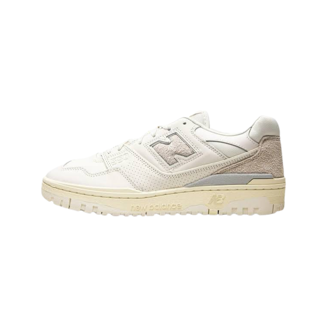 New Balance 550 Aime Leon Dore White Leather Sneakers - Men's & Women's Casual Shoes for Everyday Wear & Street Style Fashion