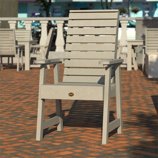 Glennville Dining Arm Chair - Modern Upholstered Dining Room Chair with Padded Seat - Perfect for Kitchen, Dining Room, and Home Office Use