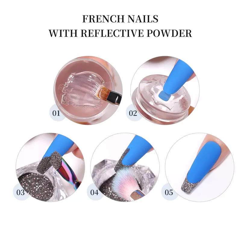 Born Pretty Stamper & Scraper Set - Nail Art Tools for DIY Manicure - Perfect for Home Salon, Professional Nail Design, and Gift Giving