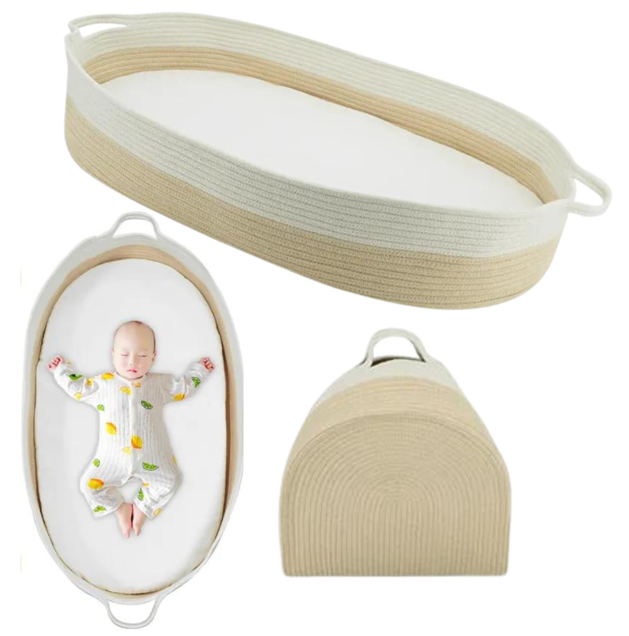 Waterproof Diaper Changing Pad for Babies - Cozy Tykes Nursery Changing Basket with Storage, Newborn Baby Gift & Dresser Top Organizer - Perfect for Nursery Decor and Baby Care Essentials