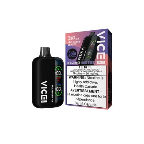 VICE BOOST Disposable Vape 9000 Puffs 16mL E-Liquid - Long-Lasting Flavor for Travel, Parties & On-The-Go Vaping