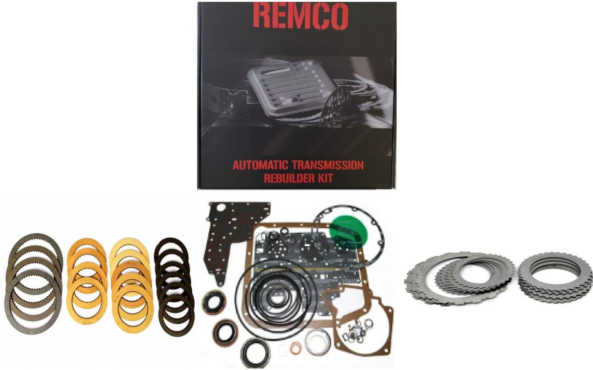 AOD (80-93) Transmission Master Rebuild Kit with Overhaul Kit, Clutch Plates & Steel Plates (No Pistons Included) - Compatible with Ford Vehicles, Perfect for Transmission Repair & Restoration Projects