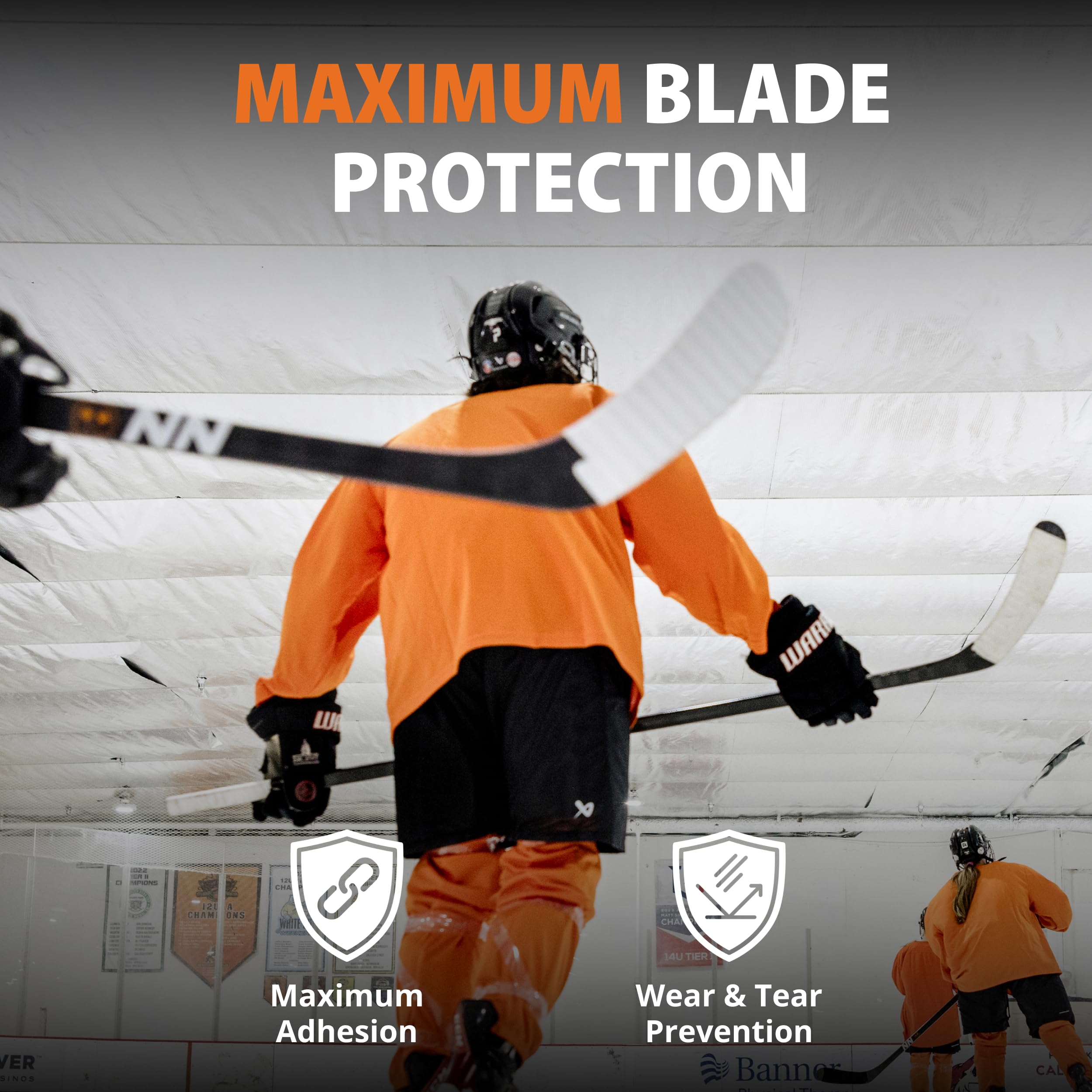 Premium Cloth Hockey Tape - 3 Roll Pack for Stick, Blade & Handle Protection | Multipurpose Sports Tape for Street Hockey, Equipment & Accessories | Ideal for Players, Coaches & Gifts