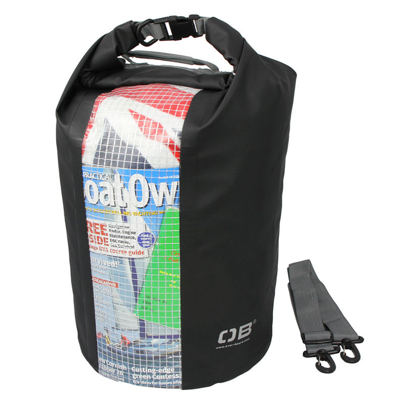 OverBoard Waterproof Dry Tube Bag with Clear Window - 30L Capacity for Kayaking, Boating & Water Sports - Keep Gear Safe & Dry