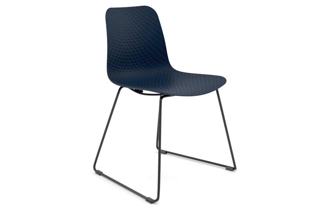 Dune Cafe Chair with Sled Base - Modern Bistro Dining Chair for Restaurants, Coffee Shops & Home Decor