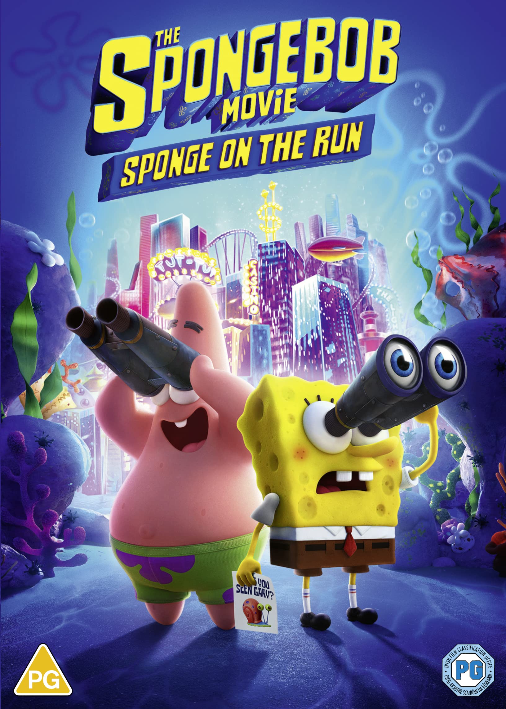SpongeBob Movie: Sponge On The Run DVD (2021) - Family Comedy Animation Film for Kids & Adults - Perfect for Movie Nights, Birthday Parties & Family Entertainment