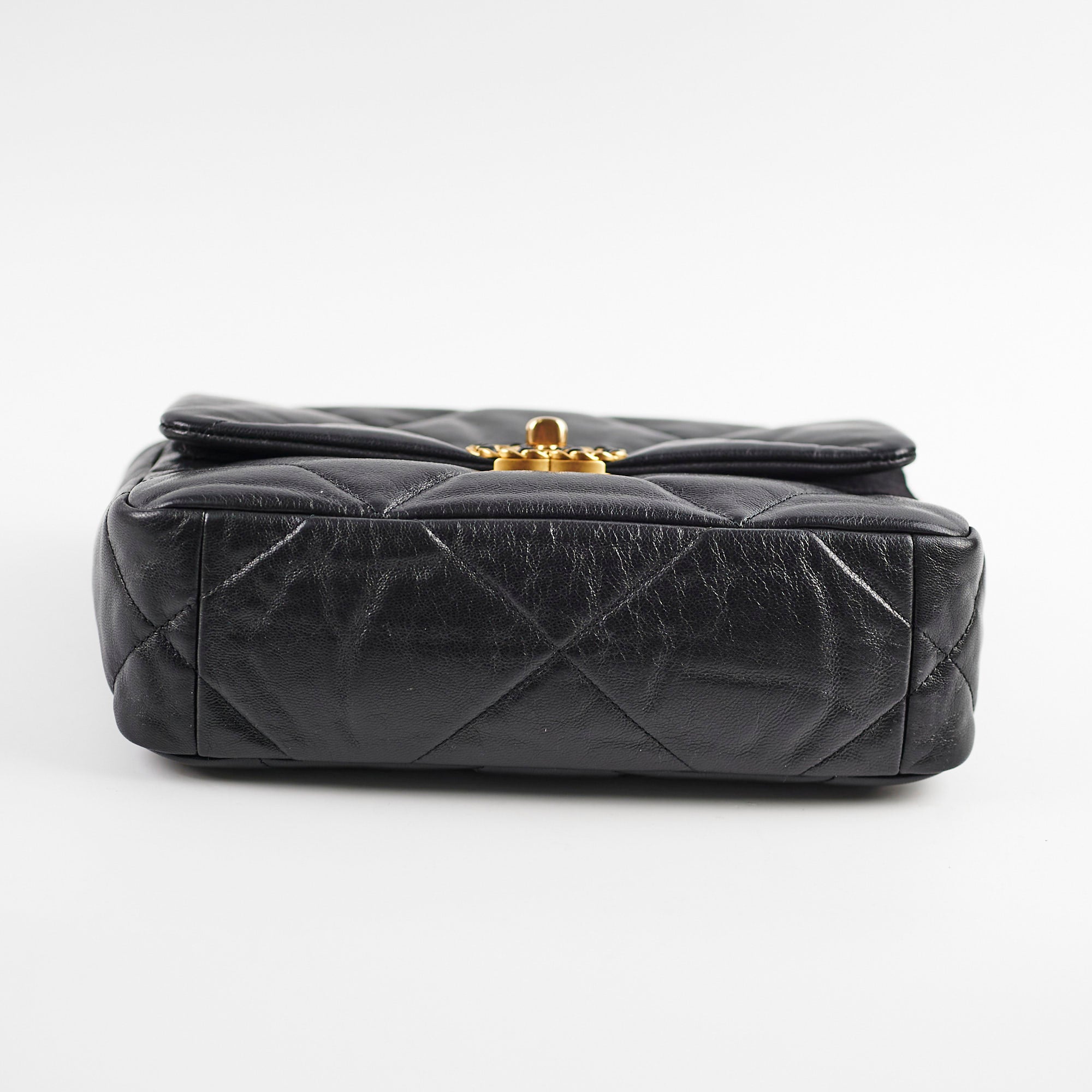 Chanel Small 19 Black Leather Shoulder Bag 29 Series - Luxury Designer Handbag for Women, Perfect for Work, Evening & Special Occasions