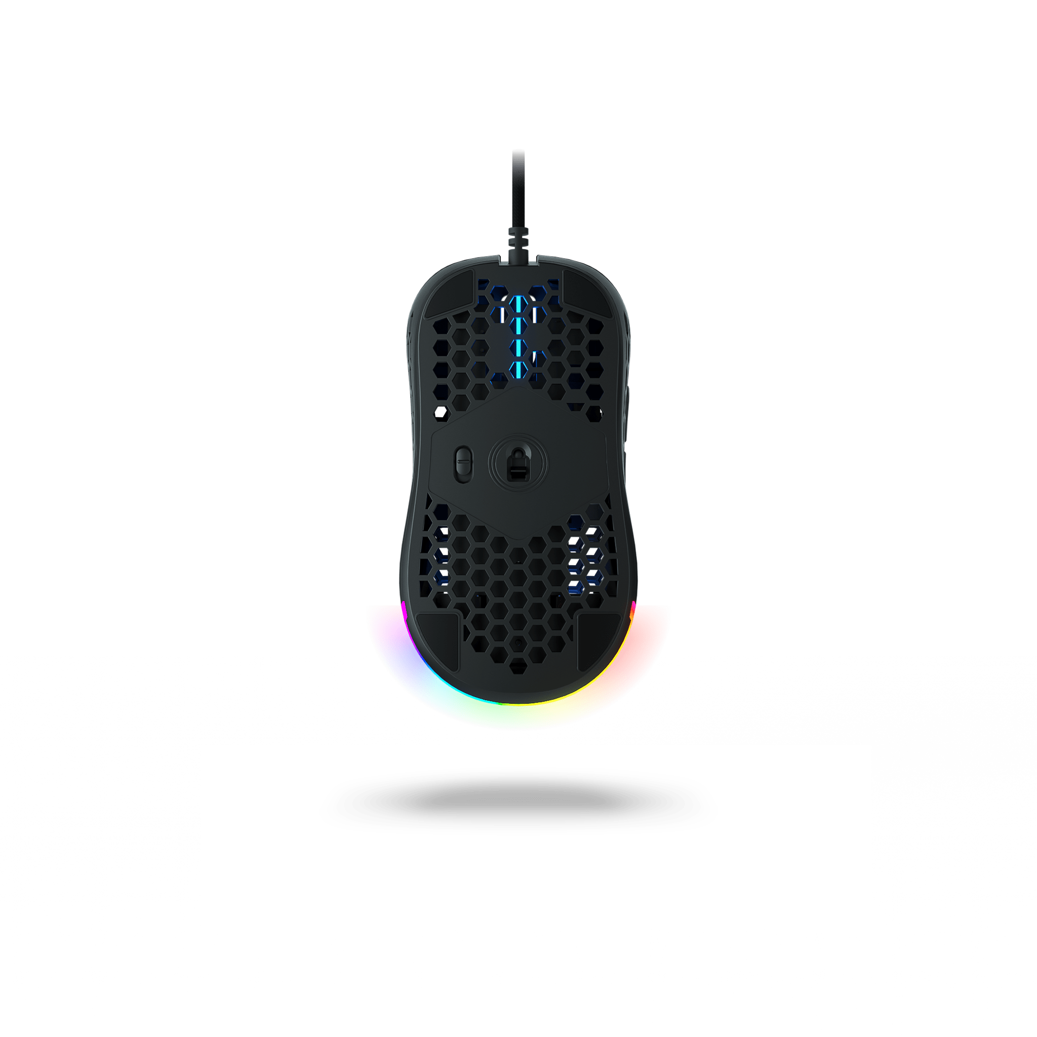 Ghost M1 UltraLight Gaming Mouse - Black | Wired RGB Ergonomic Mouse for PC & Mac | Perfect for FPS, MOBA & Esports Gaming
