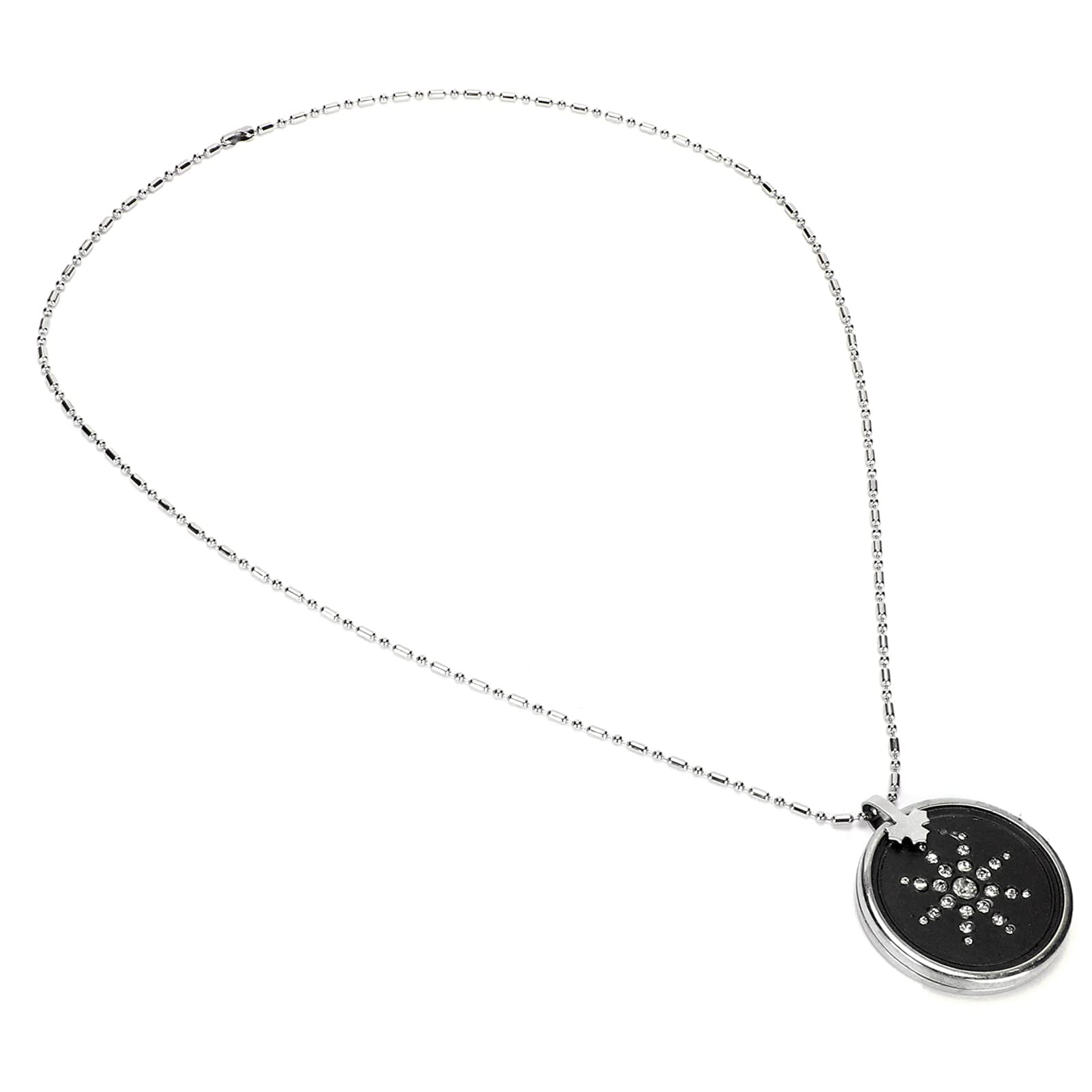 Natural Volcanic Stone Pendant Necklace - Magnetic Healing Energy Stone Jewelry for Men & Women, Home Decor & Travel Protection Amulet | Perfect for Meditation, Stress Relief & Positive Energy