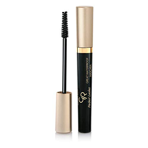 Golden Rose Perfect Lashes Waterproof Mascara - Black | Long-Lasting Volumizing & Lengthening | Perfect for Daytime Wear, Night Out & Special Occasions