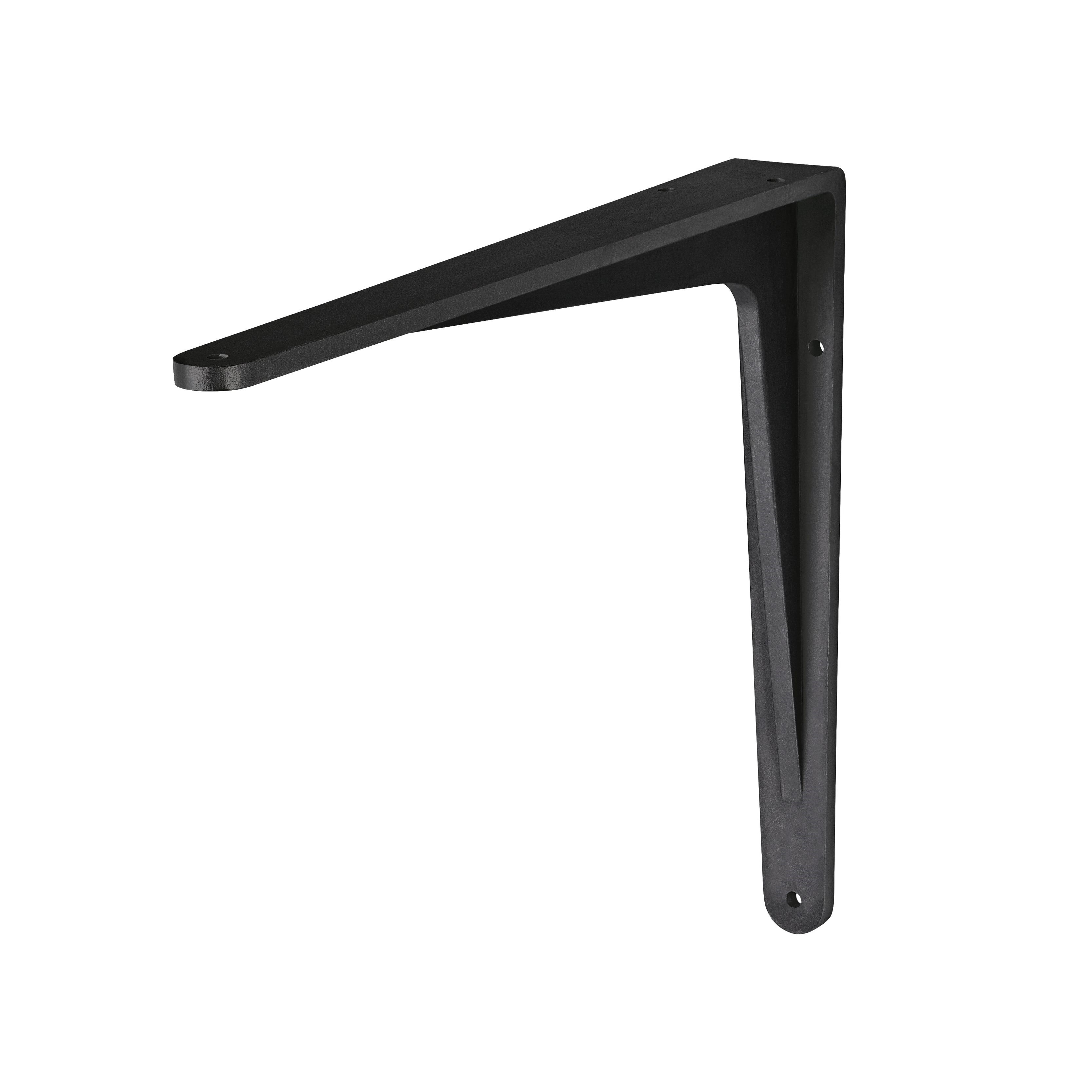 Heavy Duty HERAKLES Shelf Bracket - 6 Inch Steel L Brackets for Floating Shelves, Wall Mounted Shelving (Set of 4) - Perfect for Home Storage, Garage Organization & DIY Bookshelf Projects