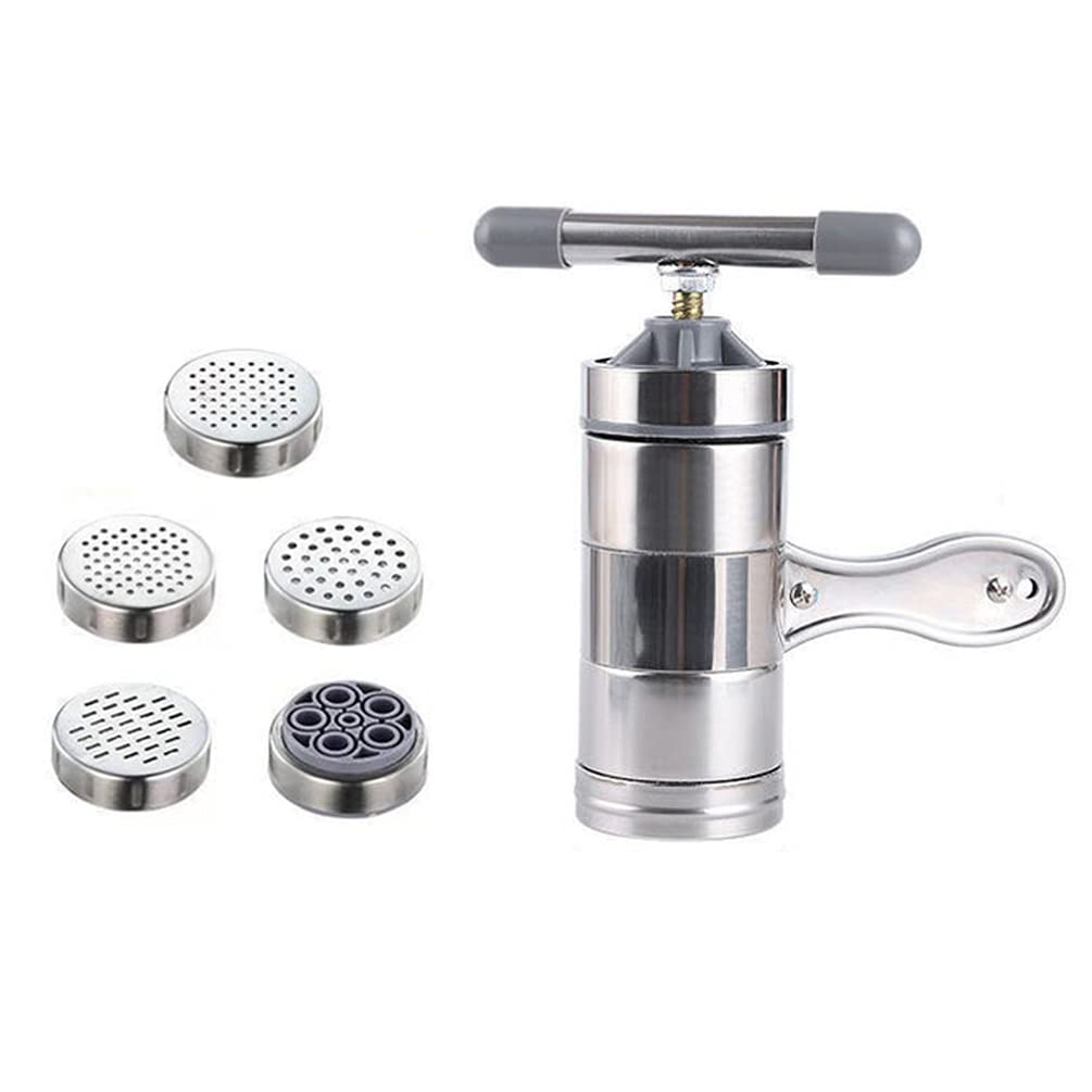 DOITOOL Manual Pasta Maker - Stainless Steel Noodle Press Machine for Homemade Italian Pasta, Dumplings & Potato Press - Kitchen Gadget for Fresh Pasta & Orange Juice Extraction