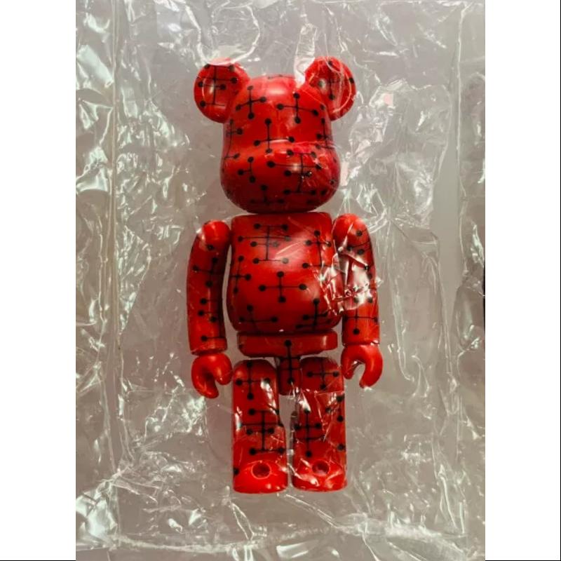 Bearbrick Series 9 Secret PATTERN Eames Acupuncture Red 100% Collectible Figure - Perfect for Anime Fans, Streetwear Enthusiasts & Home Decor Display
