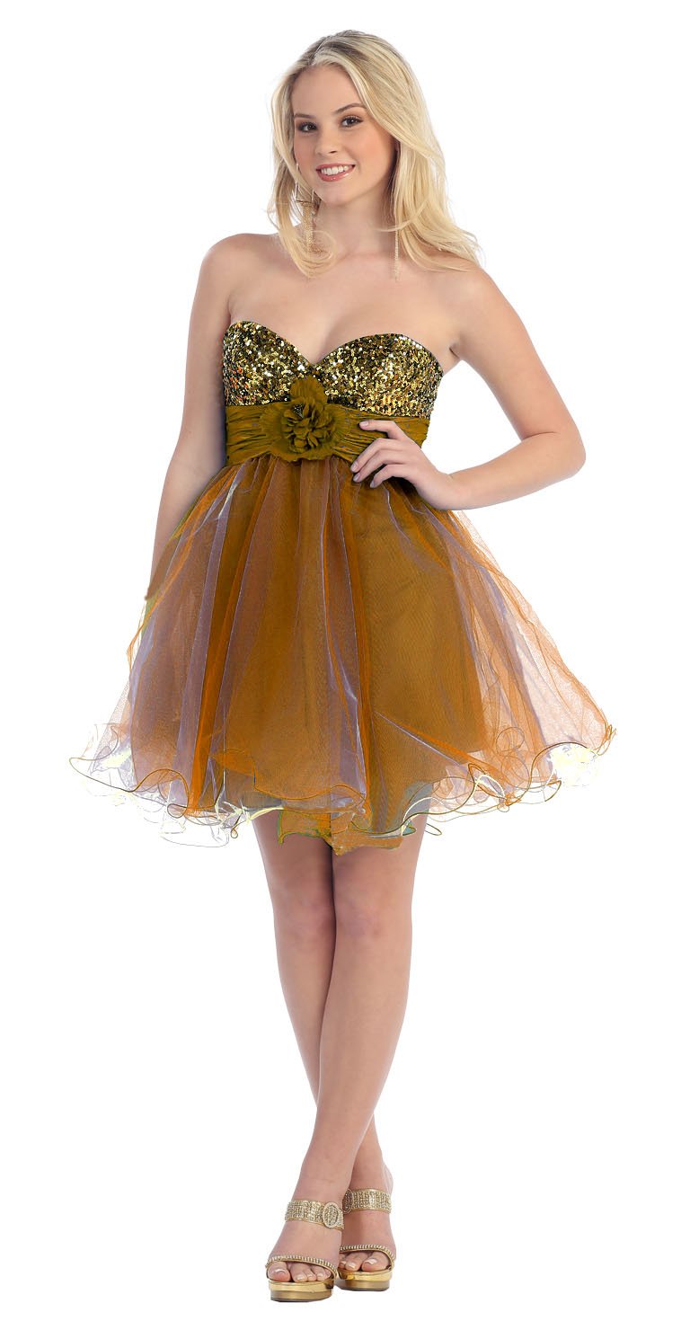 Fairytailes Strapless Cocktail Party Dress for Juniors - Elegant Prom Gown #2583 | Perfect for Homecoming, Formal Dances & Special Occasions