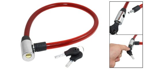 uxcell Red Flexible Cable with 2 Keys - Durable USB Extension Cord for Keyboard, Mouse & Gaming Accessories - Perfect for Home Office, Gaming Setup & PC Workstation