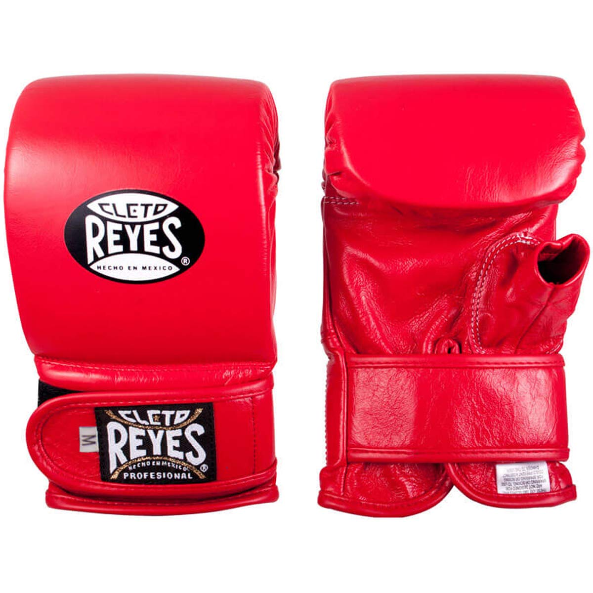 Cleto Reyes Professional Leather Boxing Gloves for Training & Sparring - Hook & Loop Closure, Red - Perfect for Heavy Bag Work, MMA, and Boxing Gym Sessions
