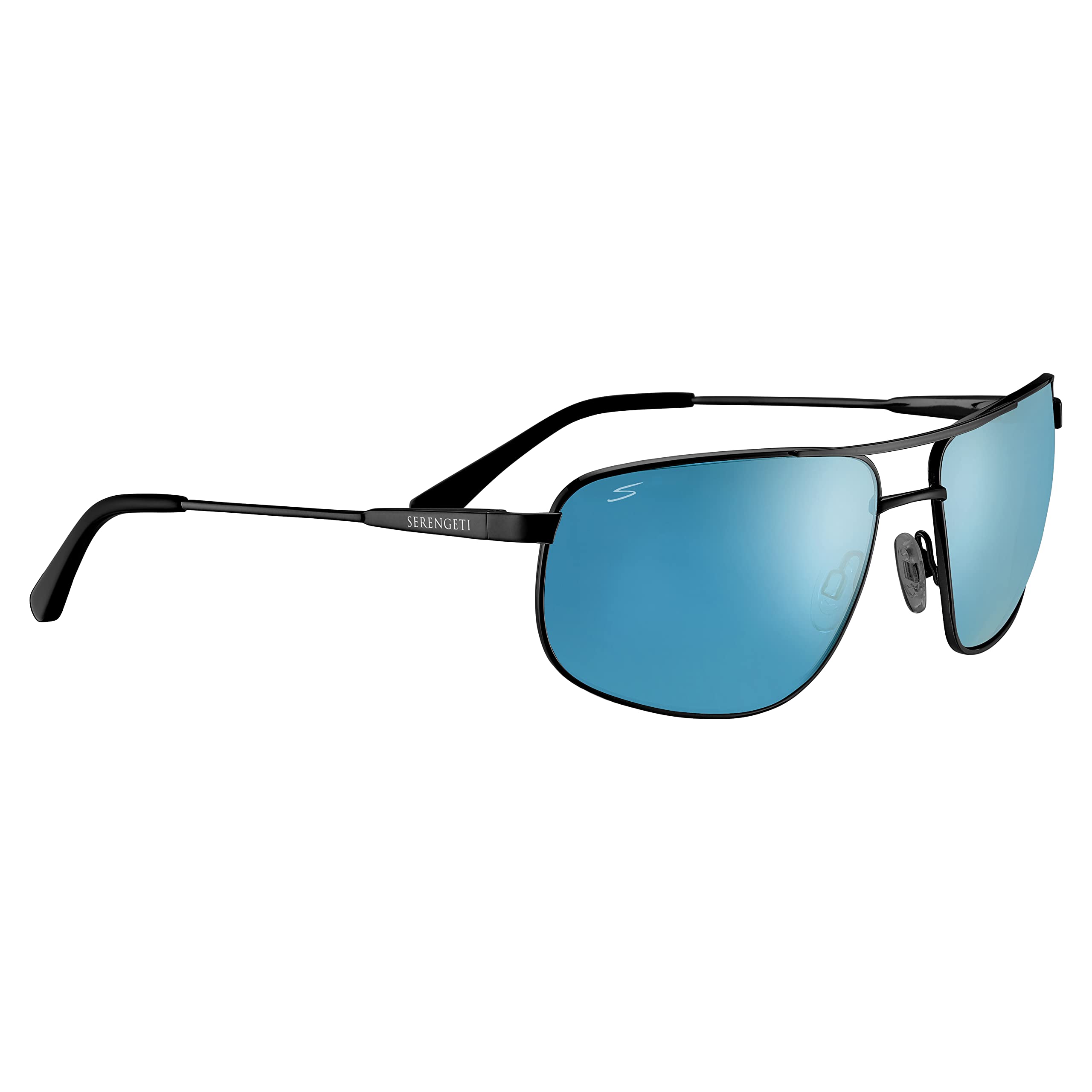 Serengeti DANTE 2.0 Polarized Sunglasses for Men - 555nm Saturn Lens, Medium-Large Size - Ideal for Sports, Water Activities & Outdoor Adventures