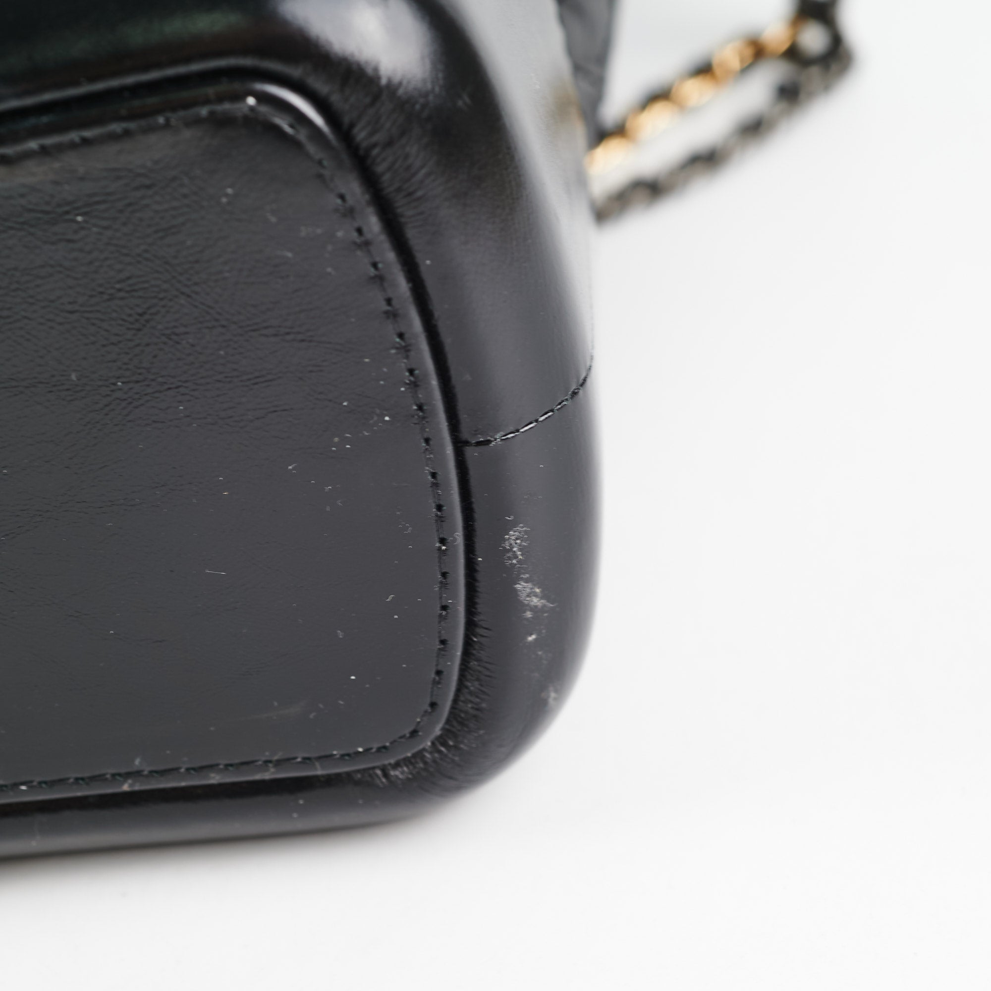 Chanel Gabrielle Black Leather Top Handle Bag - Luxury Designer Handbag for Women, Perfect for Work, Evening & Special Occasions