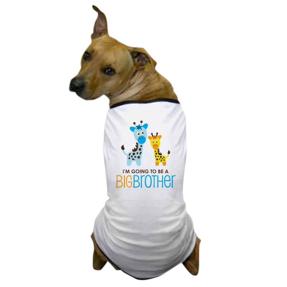 Giraffe Going to Be A Big Brother Dog T-Shirt | Funny Animal Graphic Tee for Pet Lovers | Perfect for Birthdays, Gifts & Casual Wear