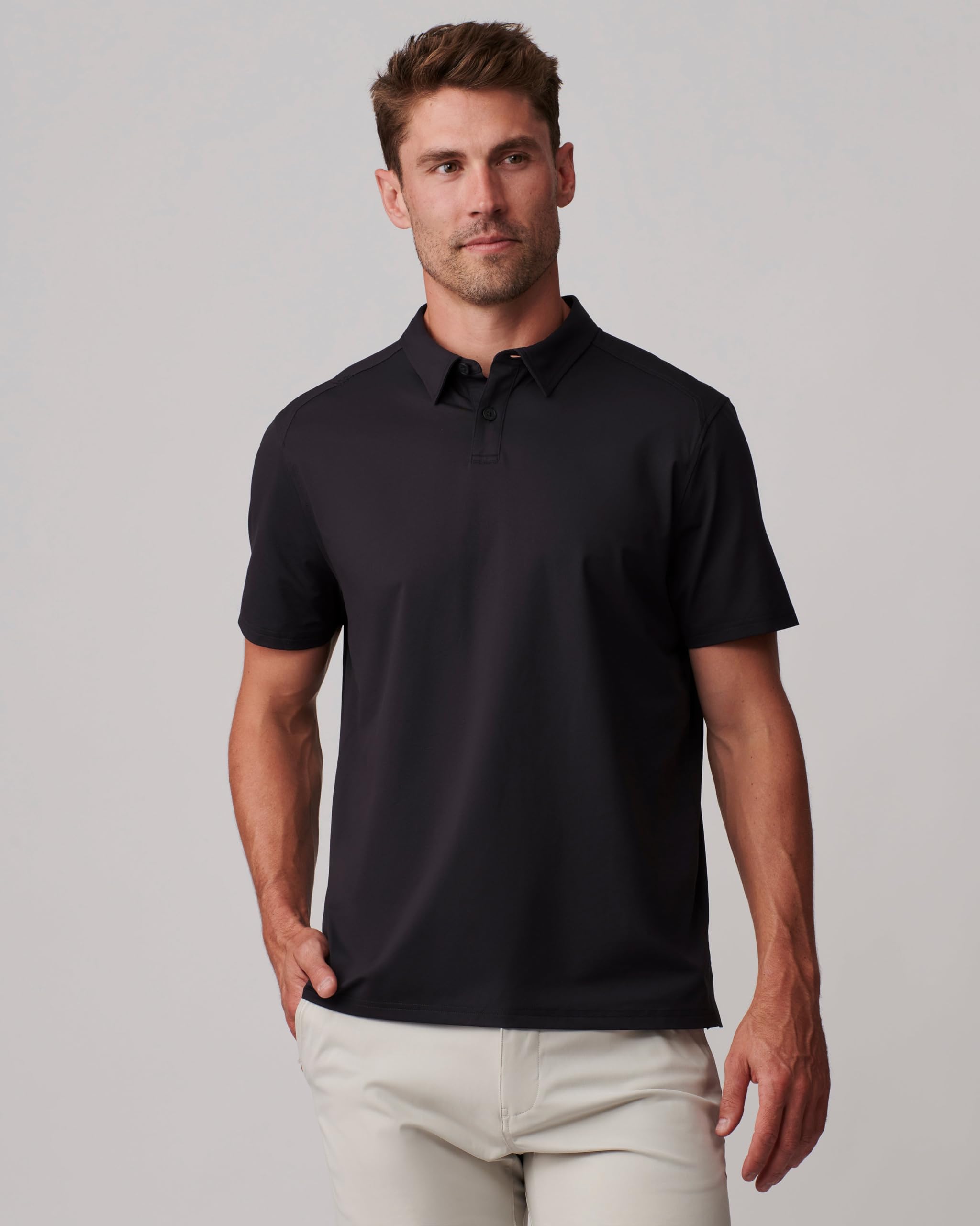 Rhone Commuter Men's Polo Shirt - Wrinkle-Free, Moisture-Wicking, Stretch Golf Shirt for Men | Perfect for Work, Golf & Casual Wear