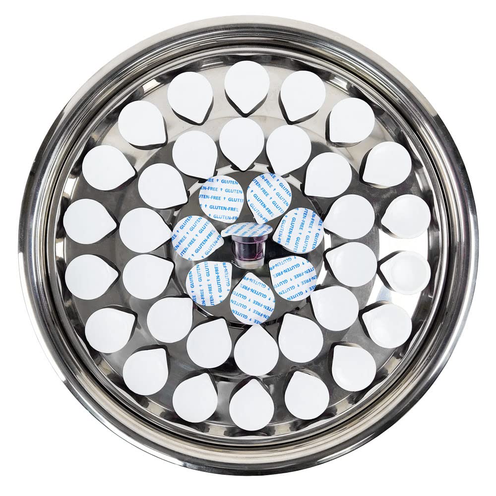 TrueVine Communion Cups and Wafer Set - 500 Count Prefilled with Gluten-Free Bread & Grape Juice - Leakproof Packaging for Easy Opening - Perfect for First Communion, Church Services, and Religious Ceremonies