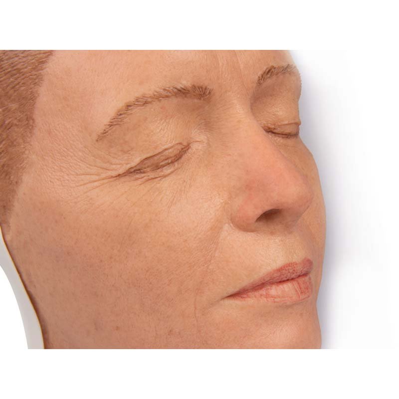 Professional Facial Injection Head Model for Medical Training - Light Skin Young Woman (Version A) - Ideal for Cosmetic Procedure Practice & Aesthetic Education