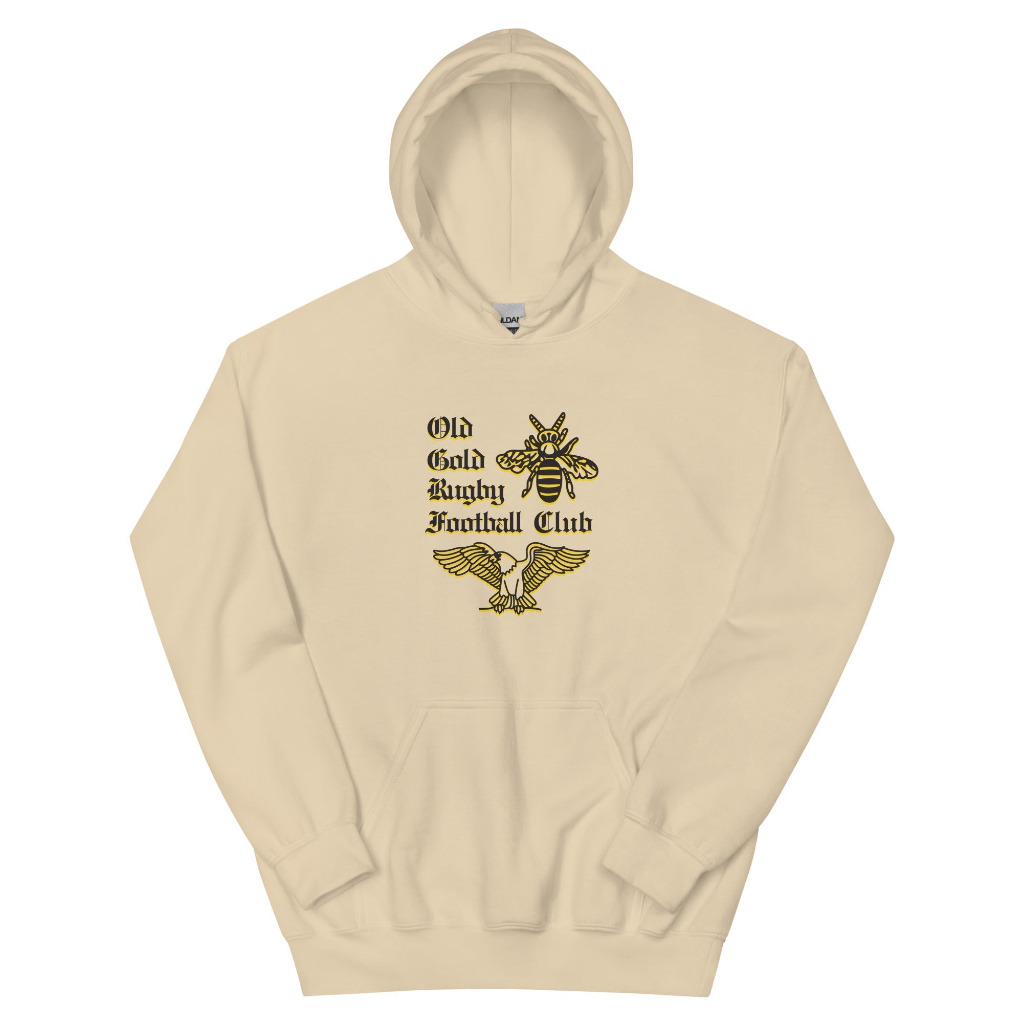 Old Gold RFC Heavy Blend Hoodie - Premium Comfort Hooded Sweatshirt for Men & Women | Cozy Winter Wear for Outdoor Activities & Casual Style