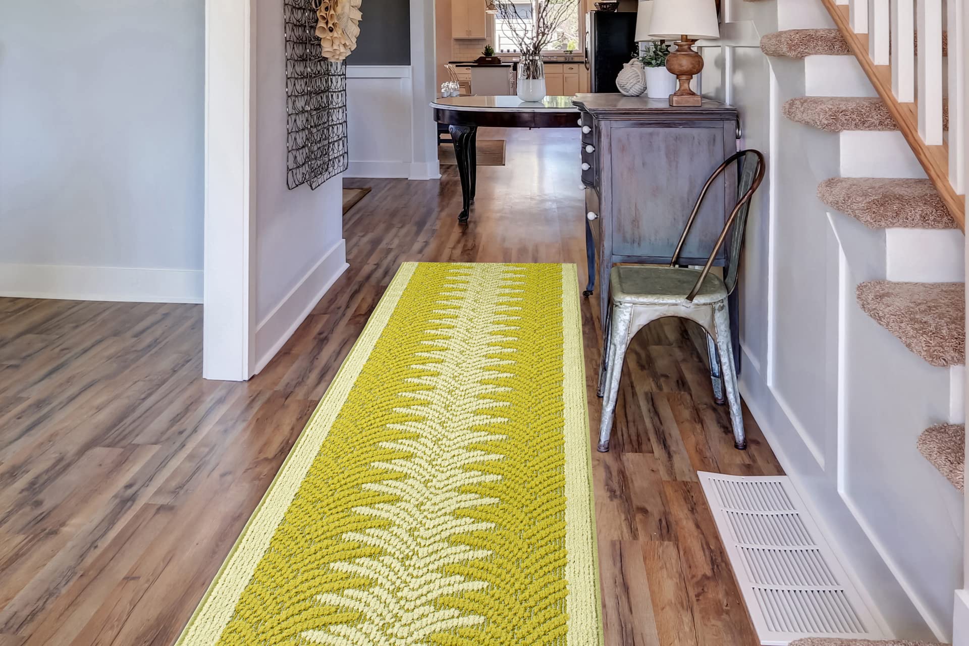 Non-Slip Indoor Carpet Runner Rug - 2'1