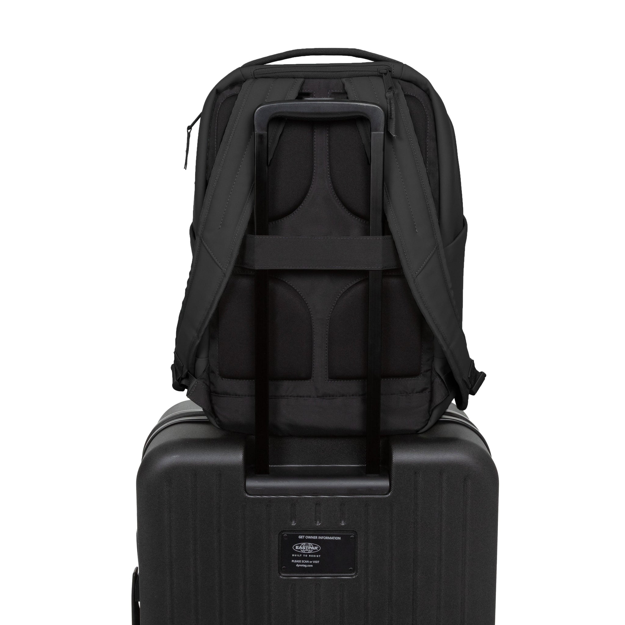 Eastpak Tecum F CNNCT F Backpack - Matte Black - Durable Laptop Backpack for School, Work & Travel - Perfect for Students & Professionals