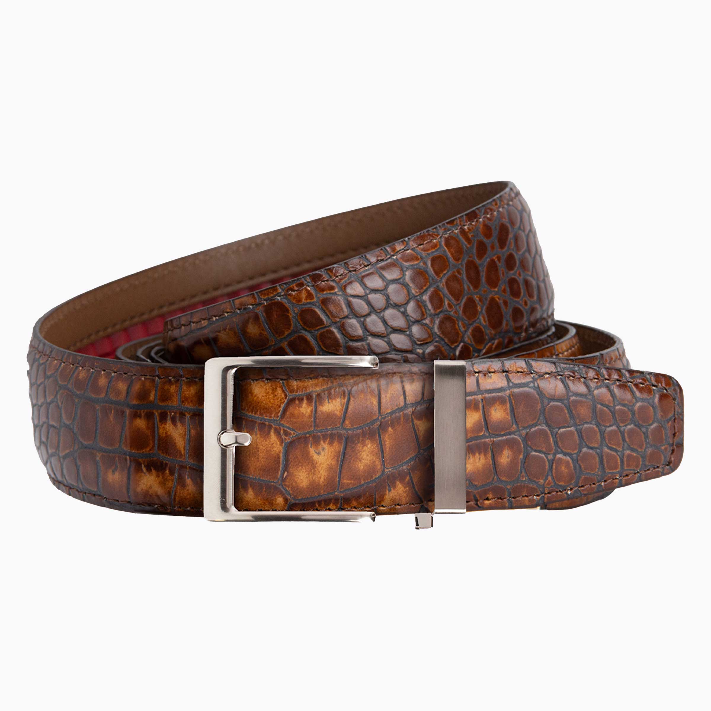 Nexbelt Kayiman Brown V2 Premium Genuine Leather Belt 1.5