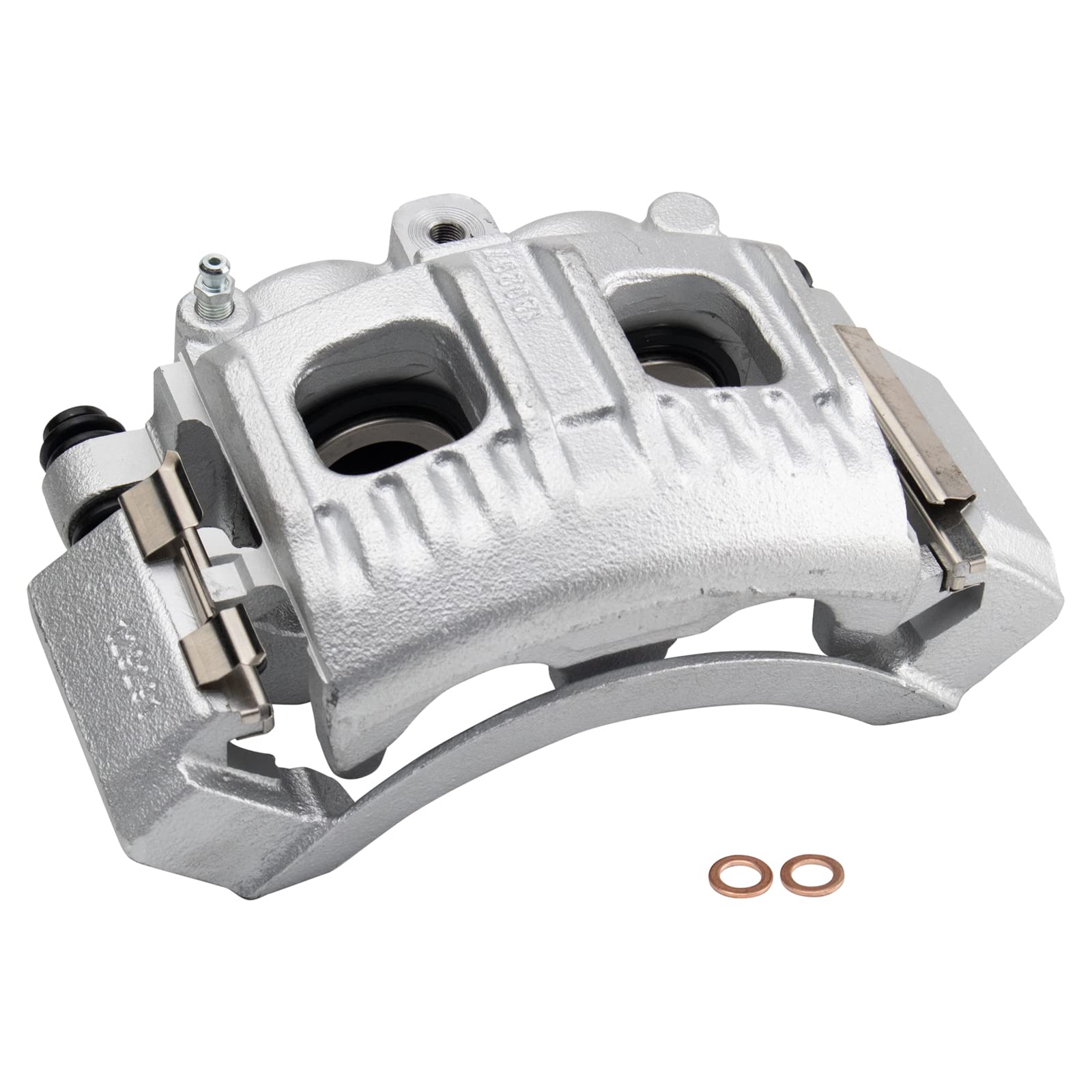 TRQ Front Brake Pad & Rotor Kit - Ceramic Vented Brake Pads & Rotors - Compatible with 2000-2003 Ford F-150 & 1997-1999 F-250 - Perfect for Smooth Braking & Heavy-Duty Truck Maintenance