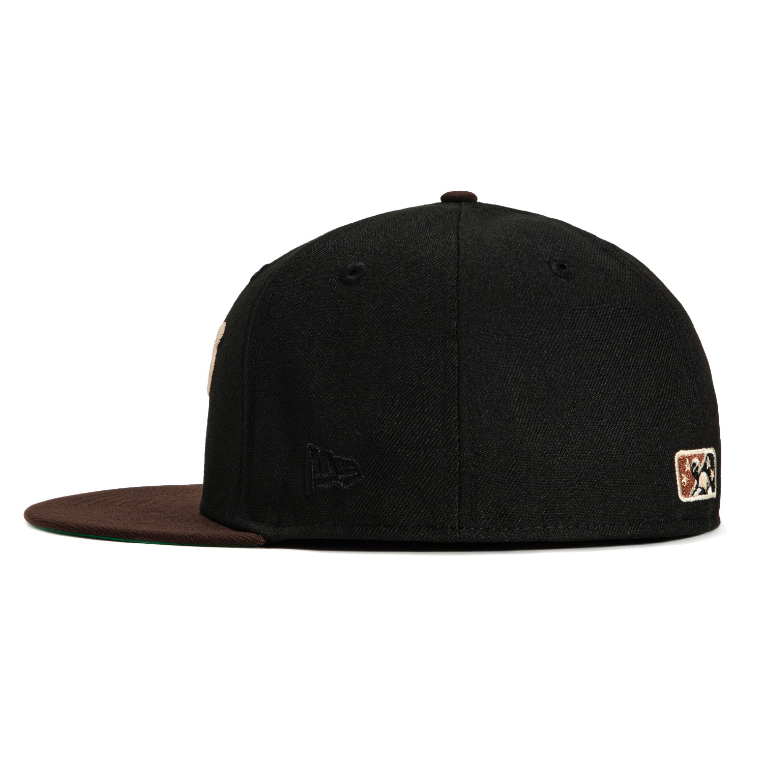 New Era 59Fifty Inland Empire 66ers Kings IE Patch Snapback Hat - Black & Brown Adjustable Baseball Cap for Men | Basketball Fan Gear, Streetwear Fashion Accessory