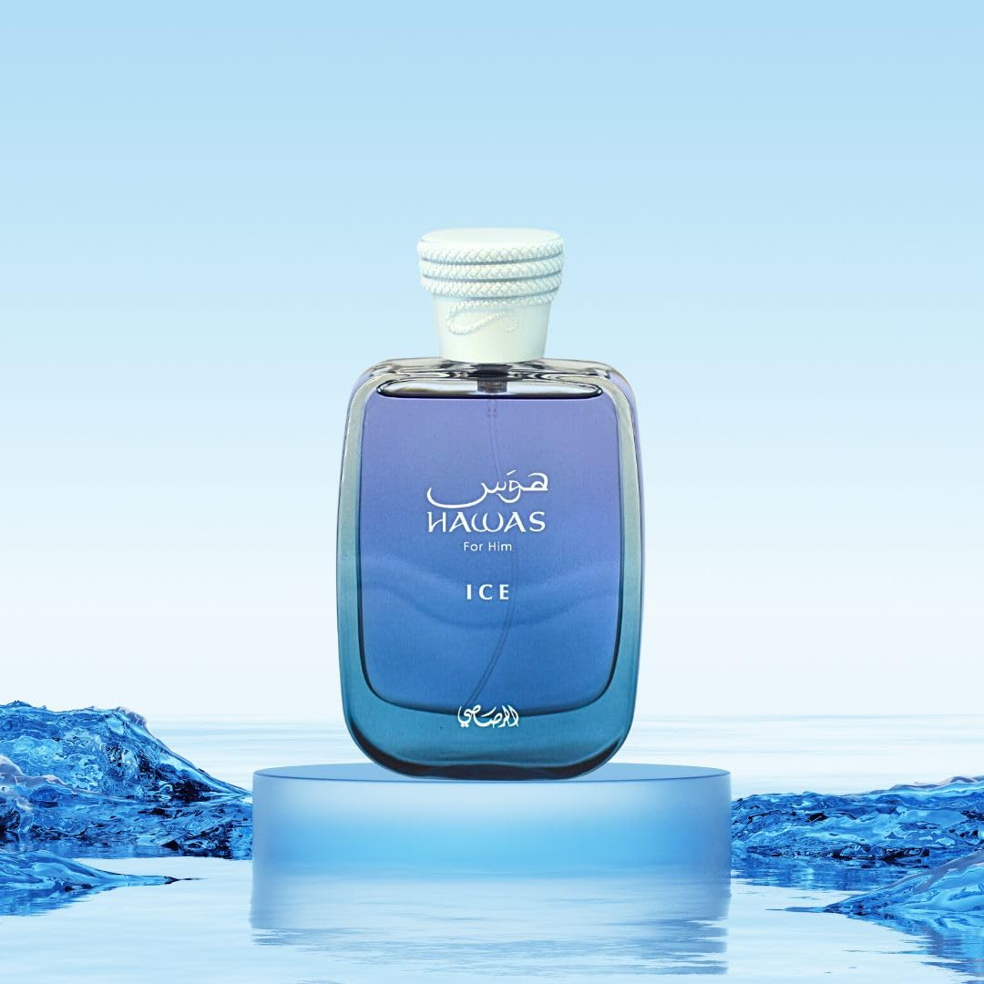 RASASI Hawas Ice, Daarej, Shuhrah Eau De Parfum Spray for Men - Long-Lasting Arabian Fragrance, Masculine Scents for Valentine's Day Gifts - Perfect for Date Nights, Special Occasions & Daily Wear