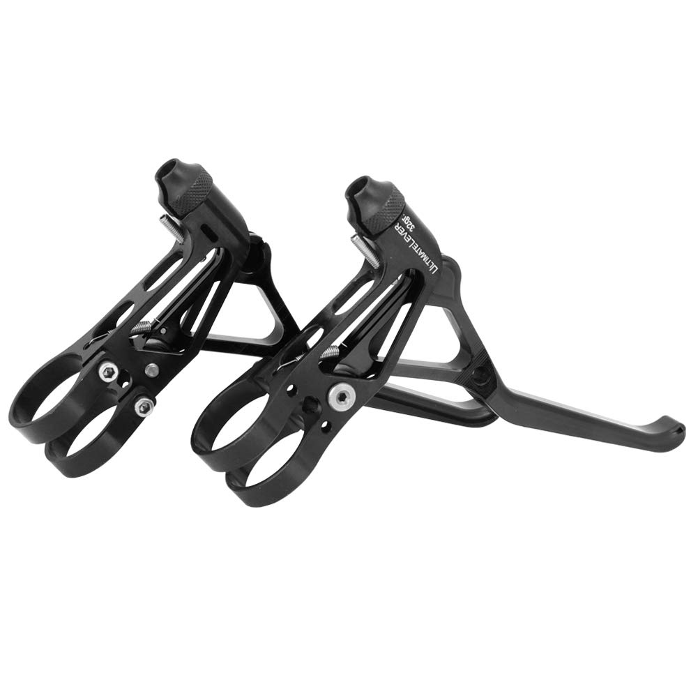 Keenso V Brake Handles - Premium Cycling Brake Levers for Folding Bikes & Road Bikes | Durable Bike Accessories & Spare Parts (Black) | Perfect for Commuting, Urban Riding & Bike Maintenance