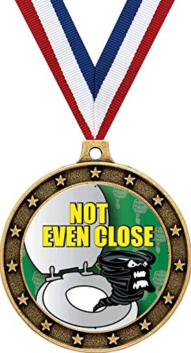 Funny Last Place Award Medals - 2.5 Inch Gold Loser Trophy for Competitions, Sports & Parties - Great for Gag Gifts, Office Pranks & Humorous Recognition