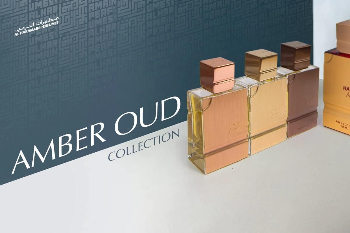 Al Haramain Amber Oud Ruby Edition 60ml Eau de Parfum for Women & Men | Floral Oud Fragrance | Arabic Perfume Spray | Long-Lasting Signature Scent | Perfect for Daily Wear, Date Nights & Special Occasions