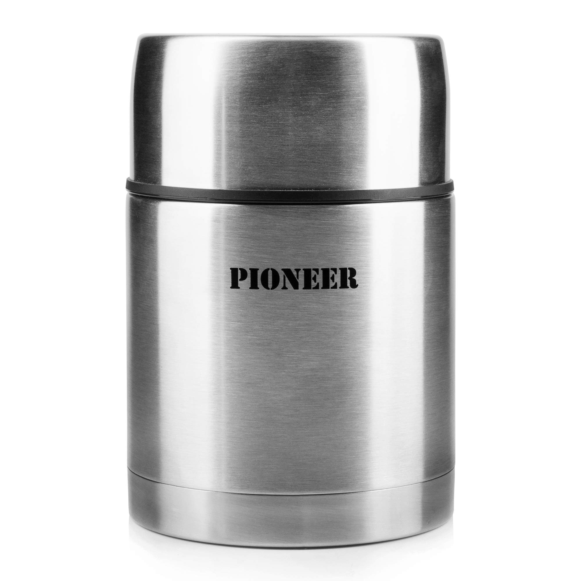 Pioneer Vacuum Insulated Stainless Steel Food Flask - 700ml Leakproof Thermos for Hot & Cold Beverages | Keeps Liquids Hot for 8 Hours & Cold for 24 Hours | Perfect for Office, Travel, Camping & Outdoor Activities
