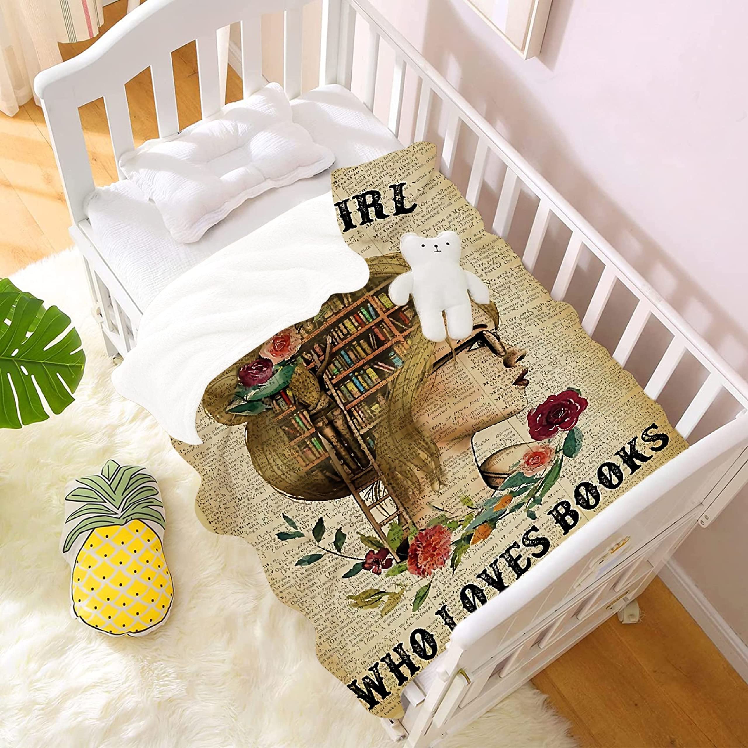 Just A Girl Who Loves Books Blanket - 120