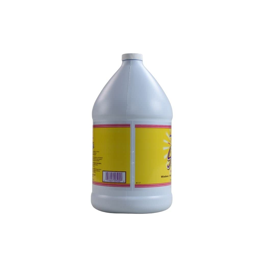 Streak-Free Sparkle Glass Cleaner Spray Refill - Ammonia-Free Formula for Crystal Clear Windows, Mirrors & Glass Surfaces - 1 Gallon Bottle (6-Pack) - Perfect for Homes, Offices & Commercial Cleaning