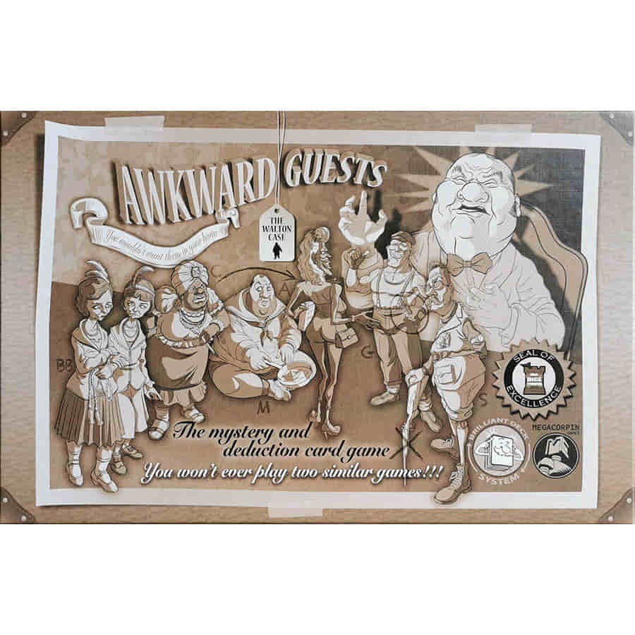 Awkward Guests: The Walton Case - Murder Mystery Party Game for Adults & Teens | Perfect for Game Nights, Halloween Parties & Team Building Events