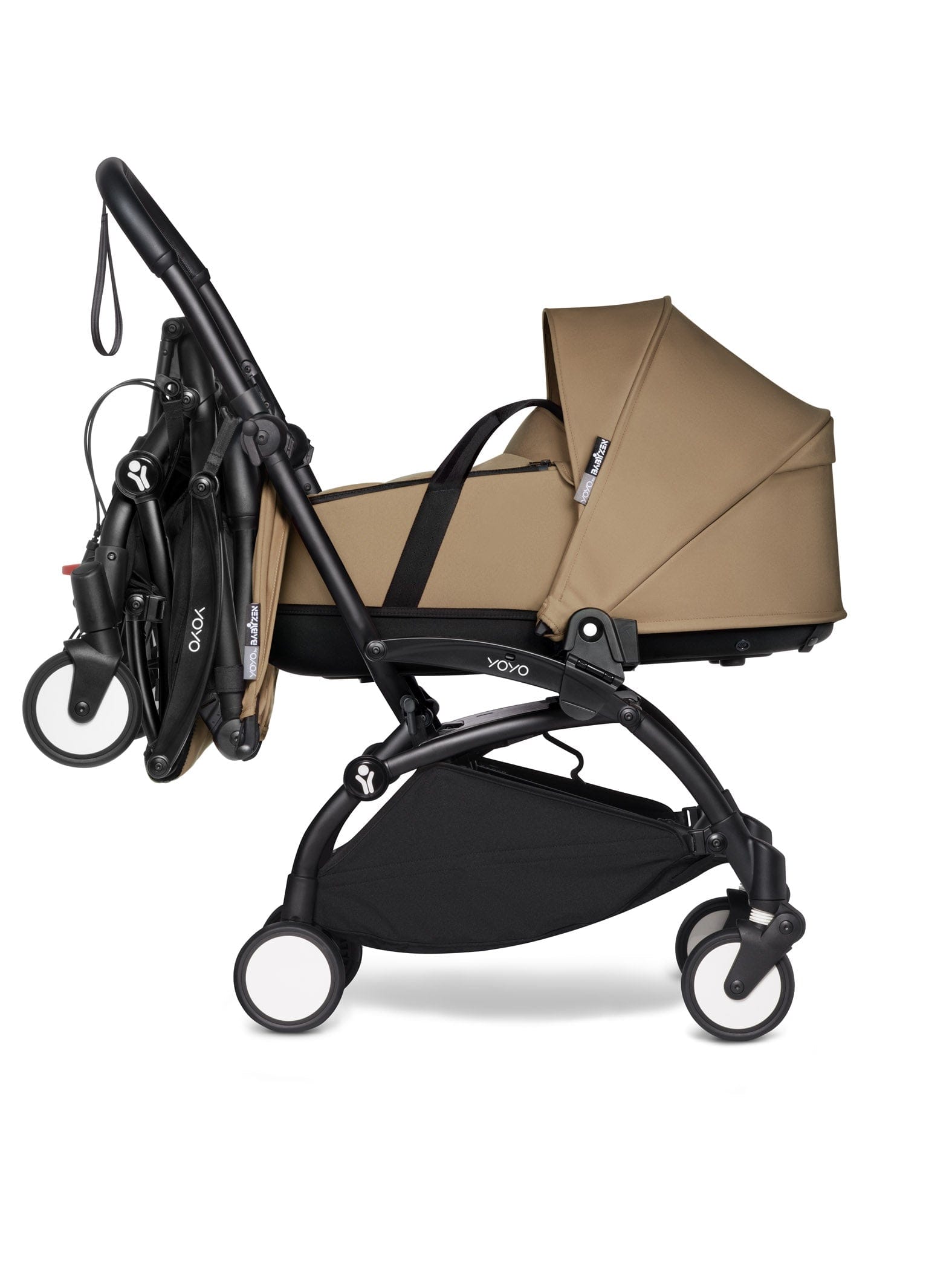 Stokke YOYO 3 Double Stroller with Bassinet & Toddler Seat - Lightweight Compact Travel Stroller for Twins or Siblings (Ages 0-4) | Perfect for City Walks, Air Travel & Everyday Use