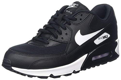 Nike Women's WMNS Air Max 90 Running Shoes - Black/White - Lightweight & Comfortable for Gym, Workouts & Casual Wear