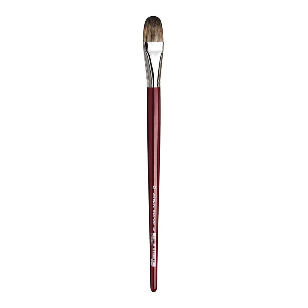 Premium da Vinci Oil & Acrylic Paint Brush 1845 Series - Size 22 Filbert Russian Black Sable Hair - Professional Artist Brush for Oil Painting, Canvas Art & Fine Detailing - Ideal for Portrait, Landscape & Still Life Painting