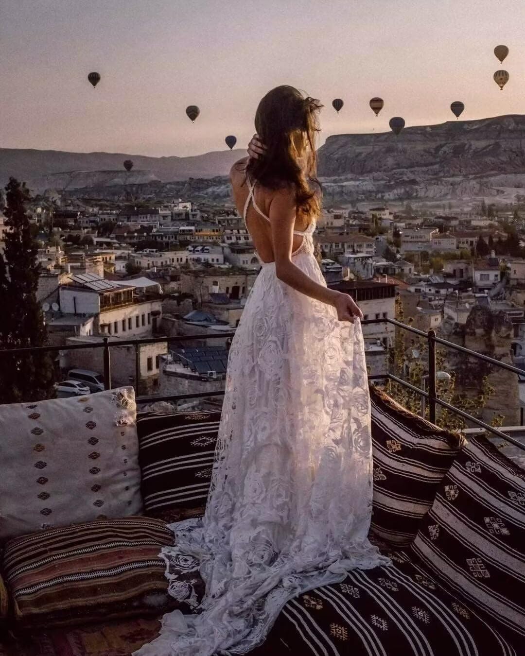 Elegant V-Neck Tulle Wedding Dress with Train | Bridal Gown for Women | Perfect for Church Ceremony, Beach Wedding & Formal Reception | HS13 Collection