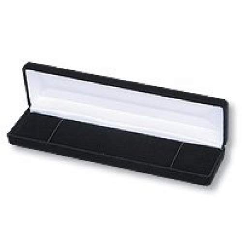 Elegant Black Velvet Jewelry Display Box for Bracelets & Watches - Perfect for Gift Giving, Retail Stores, and Home Organization